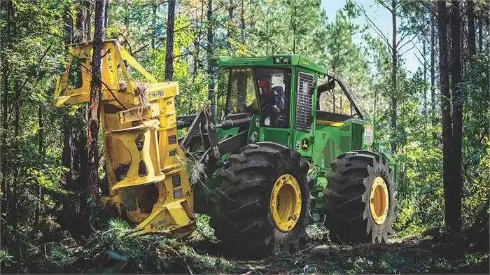 Heavy equipment used in construction -Feller bunchers