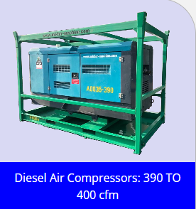 Diesel Air Compressor 390–400 CFM